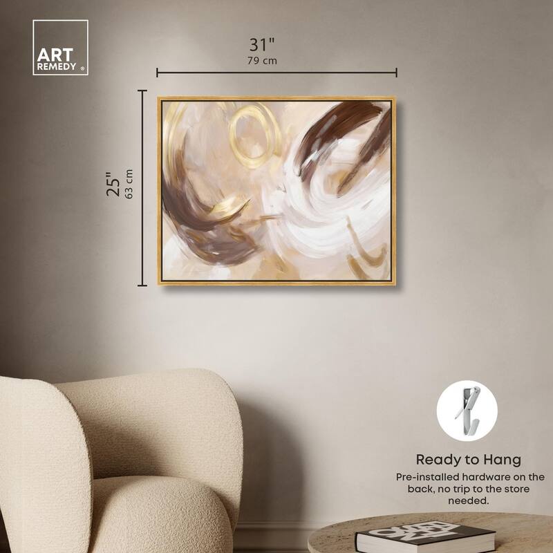 Dreamy Swirls II Canvas by Art Remedy