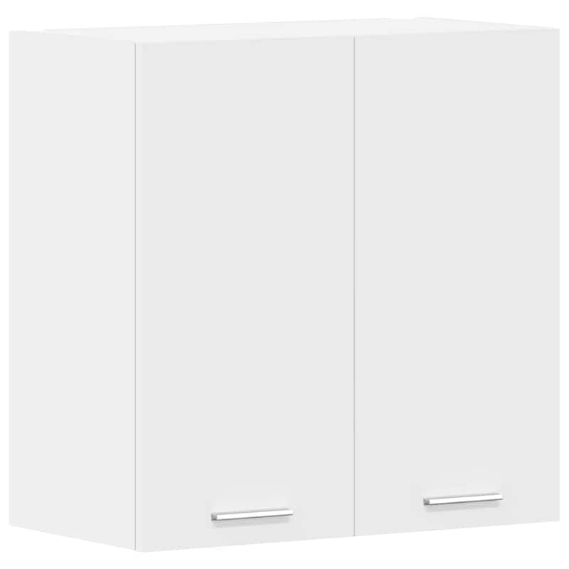 vidaXL Kitchen Cabinet Storage Cupboard Under Sink Organizer Engineered Wood - 23.6"x12.2"x23.6" - White
