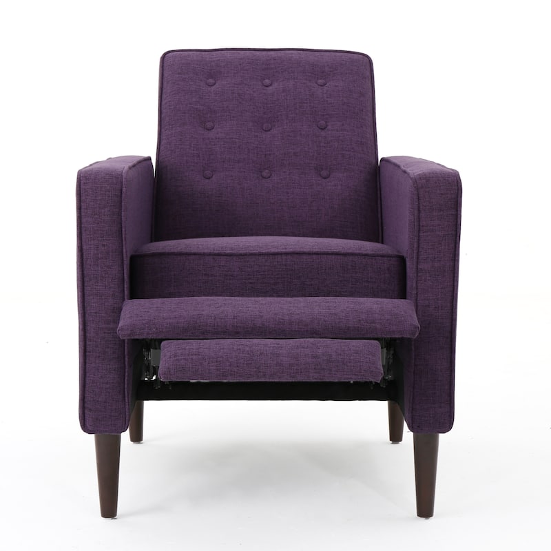 Home Theater Single Fabric Recliner, Living Room Chair Adjustable Sofa Chair with Thick Cushion Tufted Upholstered Accent Chair