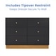 preview thumbnail 7 of 7, James 6 Drawer Dresser