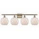 Option Antique Brass / White Glass with White Rope