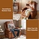 preview thumbnail 11 of 38, Power lift recliner chair with massage, cup holders, and side pocket.
