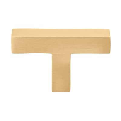 GlideRite 2-Inch Solid Square Cabinet T-Knob