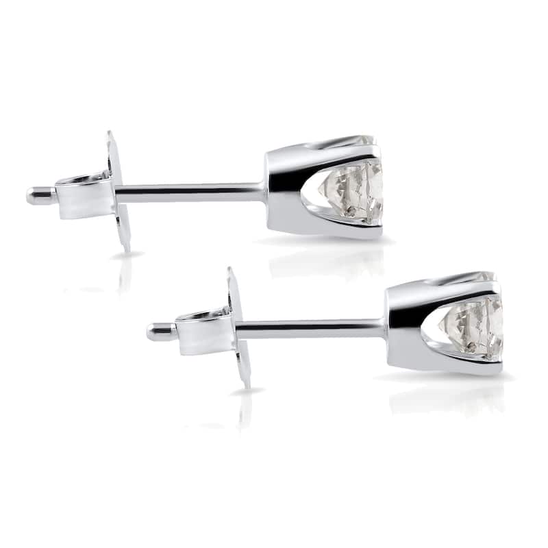 1/3 ctw White Gold Diamond Stud Earrings
