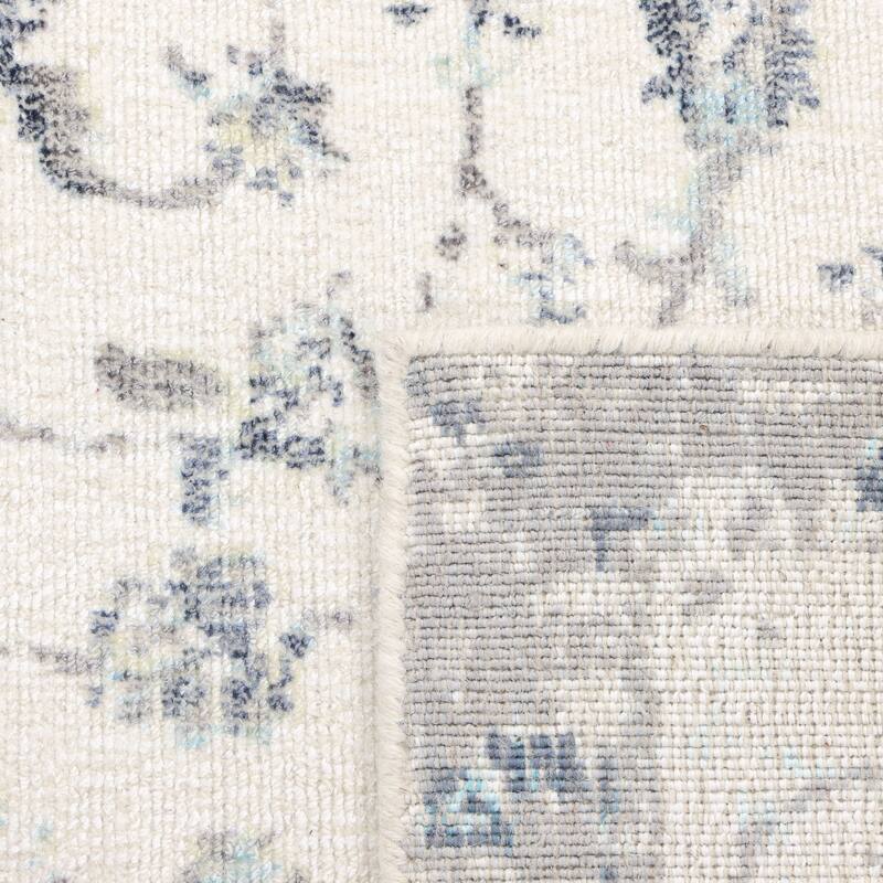 Overton Handmade Modern Contemporary Floral Area Rug