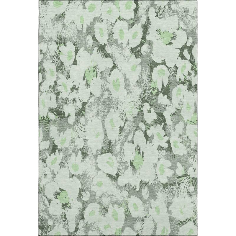 Premium Washable Super Soft Contemporary Floral Mayfield Rug