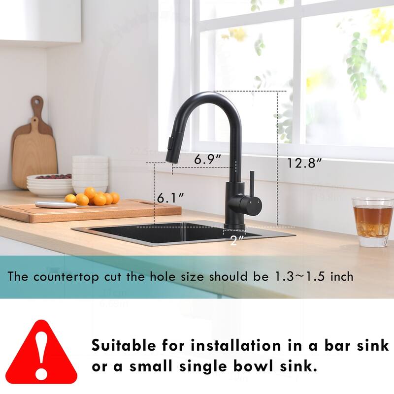 Versatile Sink Faucet with Pull Down Sprayer