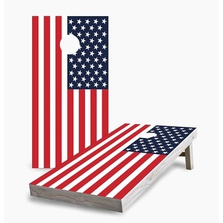 American Flag Cornhole Game (Choose Wraps or Boards)
