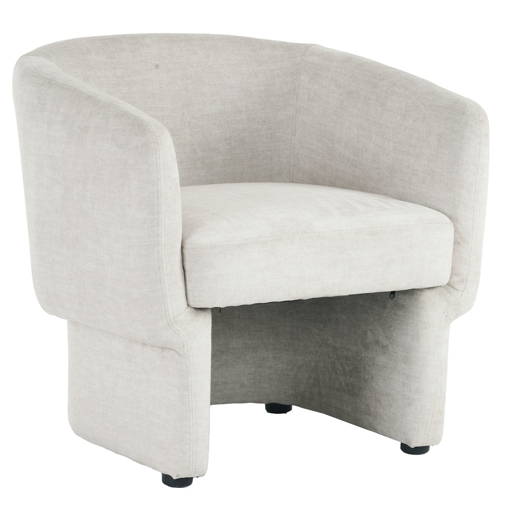 Contemporary Velvet Accent Chair