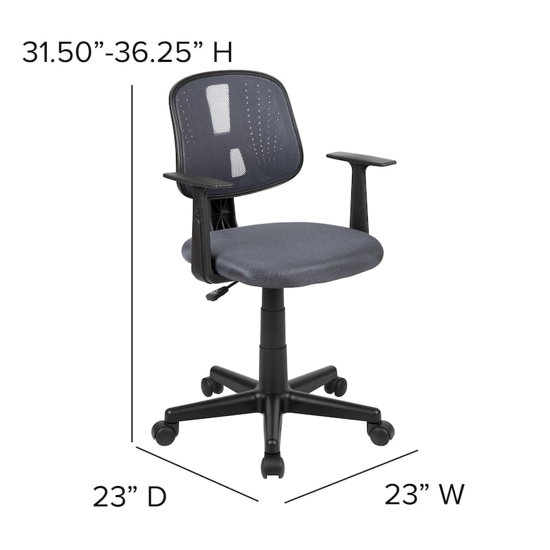 Pivot Back Mesh Swivel Task Office Chair