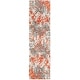 preview thumbnail 83 of 106, SAFAVIEH Monaco Shiloh Boho Abstract Modern Watercolor Area Rug 2'2" x 10' Runner - Grey/Orange - Runner