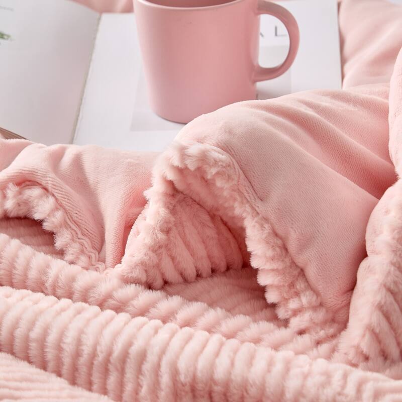 Peak of Cozy - Coma Inducer® Oversized Comforter Set - Softest Pink