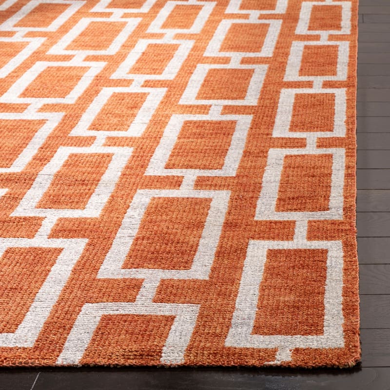 SAFAVIEH Hand-knotted Stone Wash Perpetue Modern Wool Rug