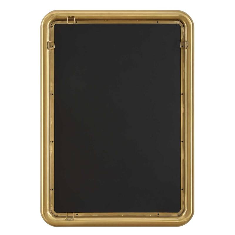Uttermost Atkinson Modern Brass Mirror