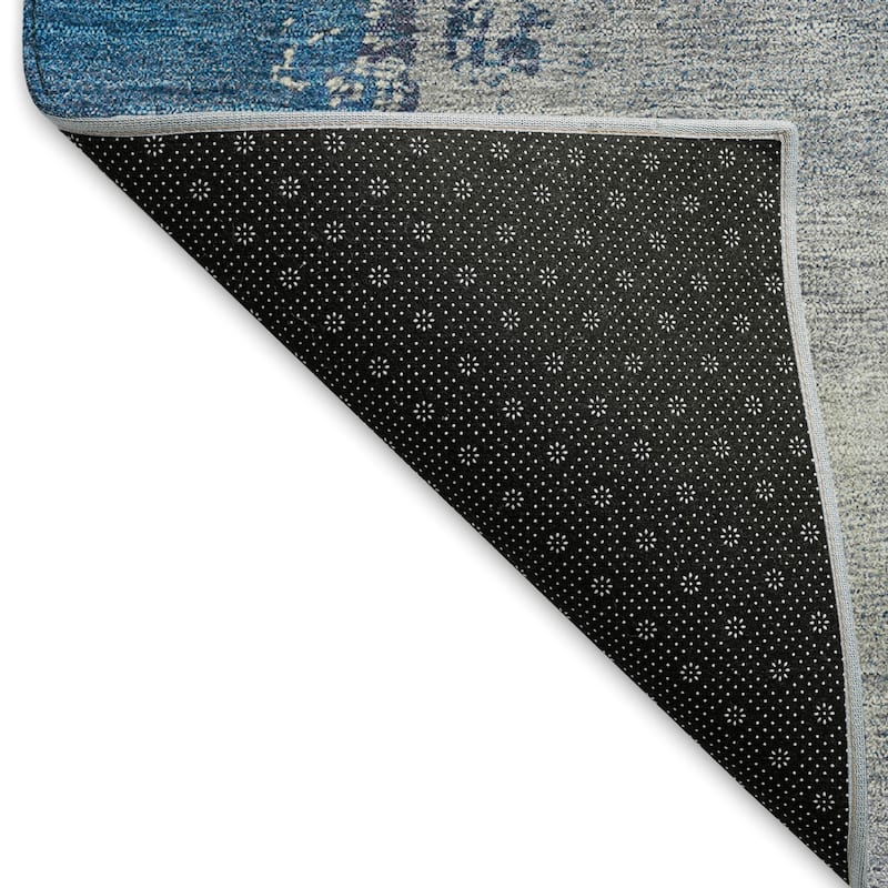 Machine Washable Indoor/ Outdoor Contemporary Fusion Chantille Rug