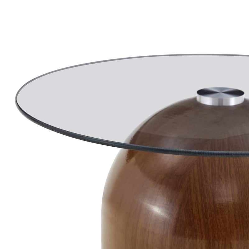 Nesting Coffee Table Set of 3,Glass Desktop for Living Room,Space Saving Circle Center Table for Saving Space,for Living Room