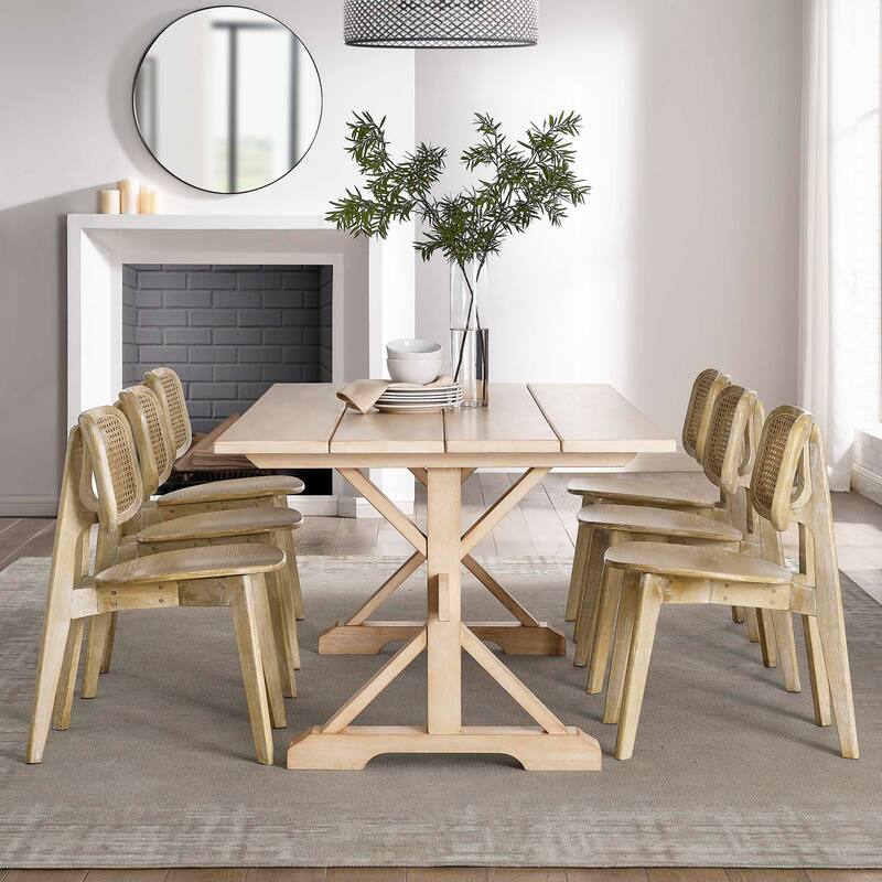 Windchime 71" Wood Dining Table - N/A
