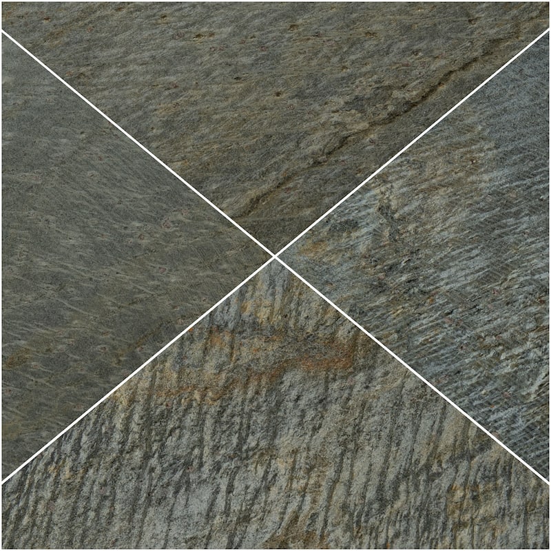 Ackland AKTQT12X12H-CA 12" x 12" Quartzite Solid Floor and Wall Tile - - Sydney Glow