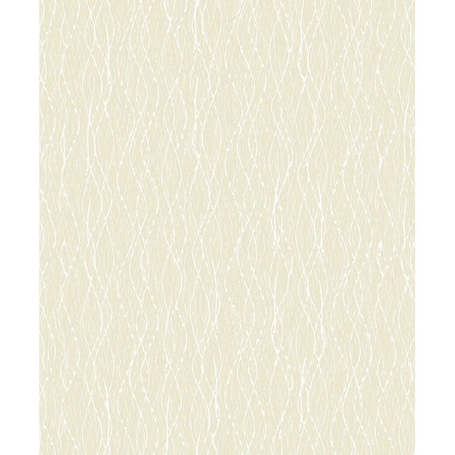 Decorline Quinn Light Yellow Twist Wallpaper - 21in x 396in x 0.025in