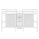 preview thumbnail 4 of 9, Multifunctional Design Double Twin Loft Beds