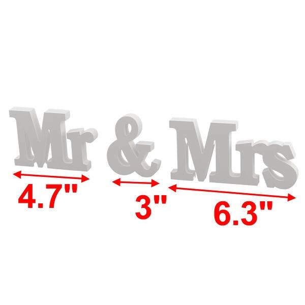 Shop Wedding Decoration Plywood Mr And Mrs Letters Free Diy Wall