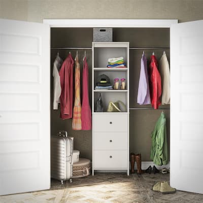 Systembuild Evolution Bodwell Closet Storage Organizer