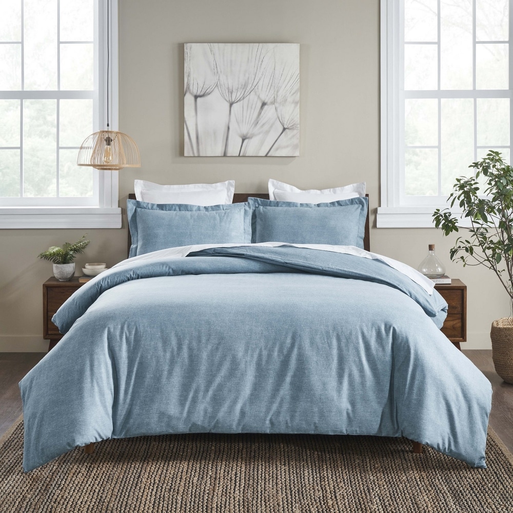 Blue Textured Duvet Covers and Sets Bed Bath & Beyond
