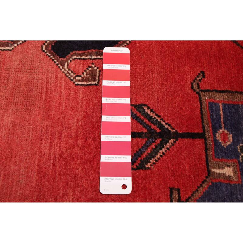 ECARPETGALLERY Hand-knotted Konya Anatolian Red Wool Rug - 3'2 x 9'9