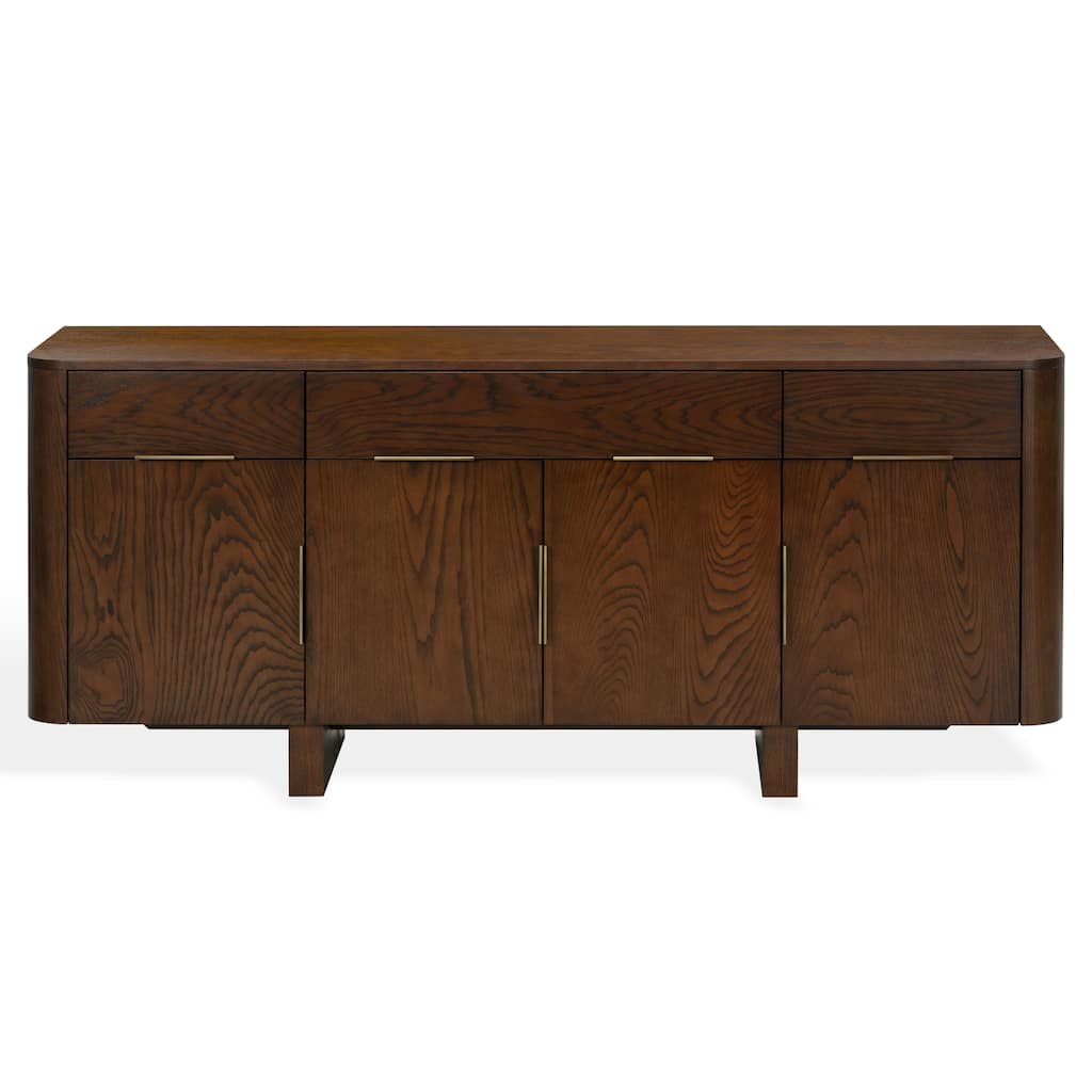 SAFAVIEH Couture Dorothea Sideboard with 3 Drawers, 3 Doors & Interior Shelving - 71"W x 18"D x 30"H