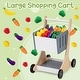preview thumbnail 6 of 30, Costway Kids Grocery Store Playset Wooden Pretend Play Supermarket - See Details