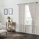 preview thumbnail 1 of 1, Frayed Lattice Oatmeal Panel Set of 2 84x40