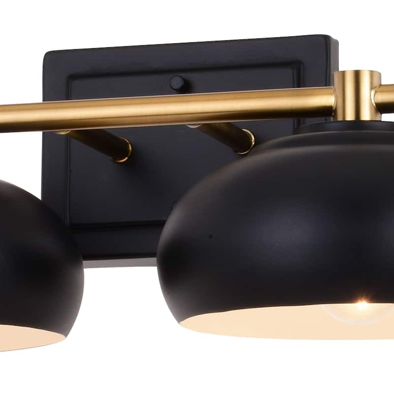 Belmont Mid Century Modern Dome Bathroom Wall Sconce Light Fixture