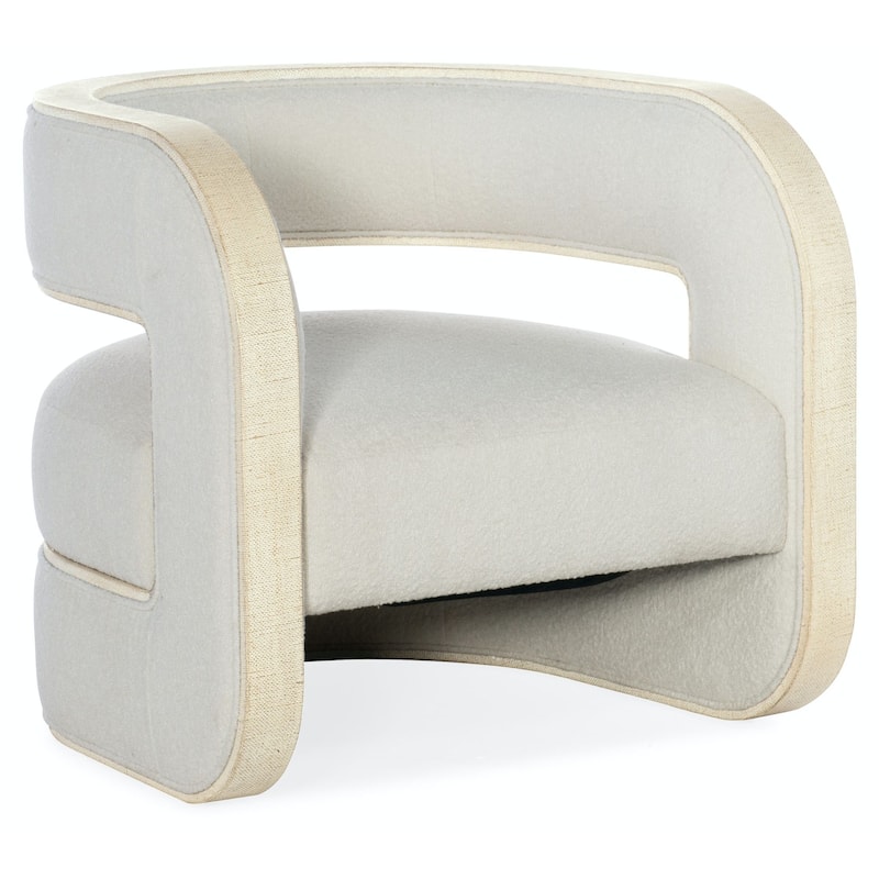 Hooker Furniture Cascade 28" Wide Modern Zen Upholstered Accent Chair