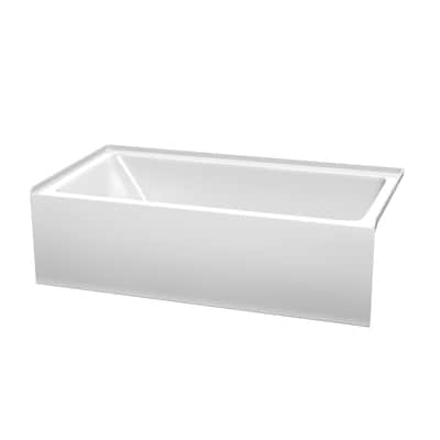 Wyndham Collection WCBTW16032R18 Grayley 60" Three Wall Alcove Acrylic