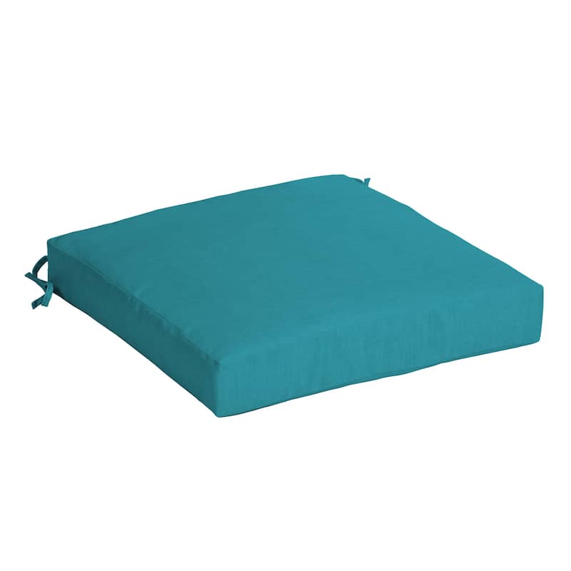 ARDEN Leala Texture Outdoor 21 x 21 in. Seat Cushion - Lake Blue Leala
