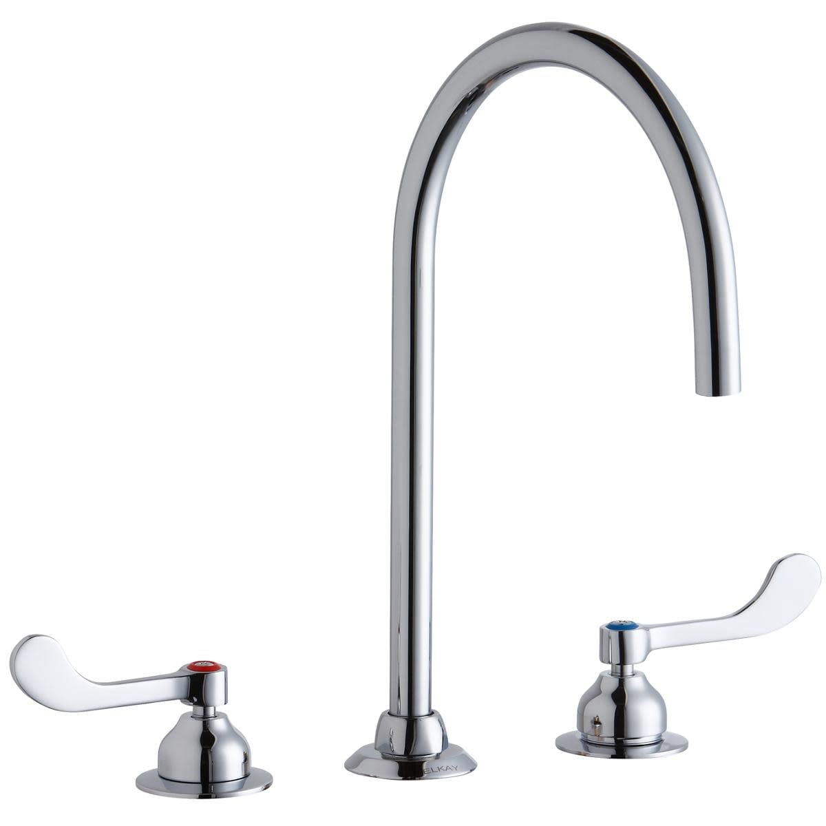 Elkay 1.5 GPM Deck Mounted Double Wrist Blade Handle Utility Faucet