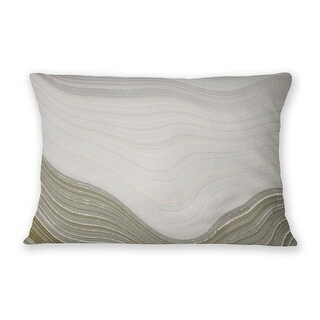 BUTTE WAVE SAGE Lumbar Pillow By Jenny Lund - Bed Bath & Beyond - 38306358