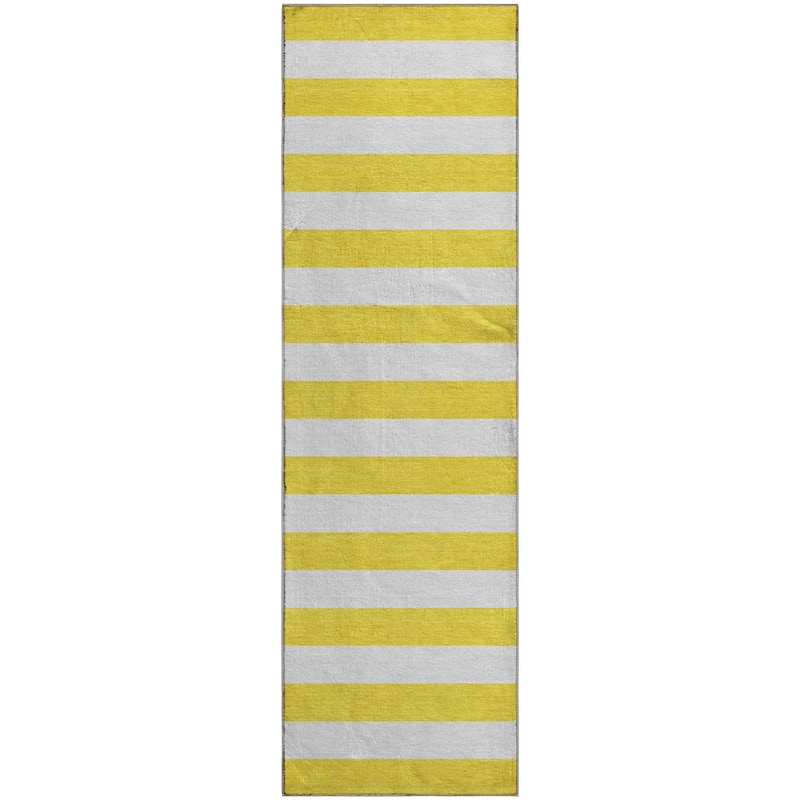 Premium Washable Super Soft Cabana Stripe Mayfield Rug