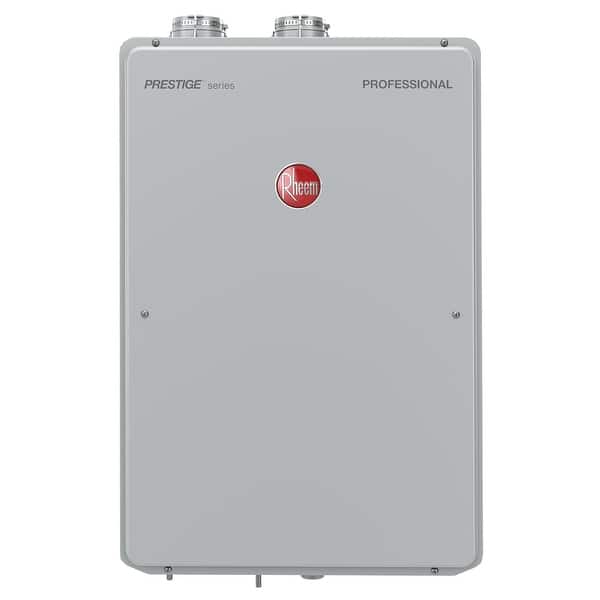 Rheem Prestige Condensing 8.4GPM Indoor Natural Gas Tankless Water