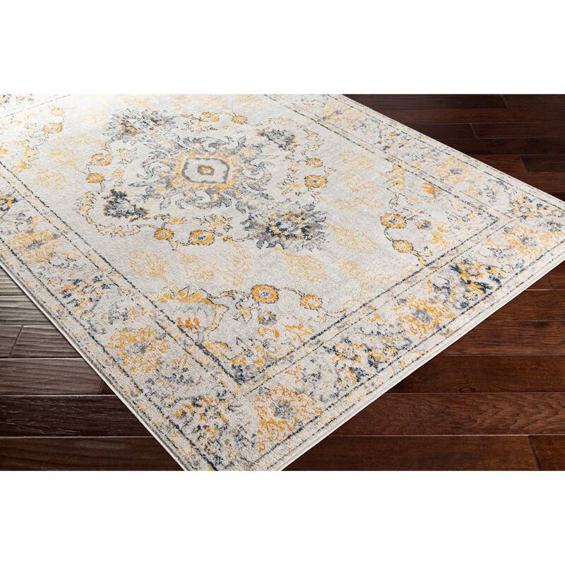 Livabliss Bellflower Distressed Oriental Area Rug