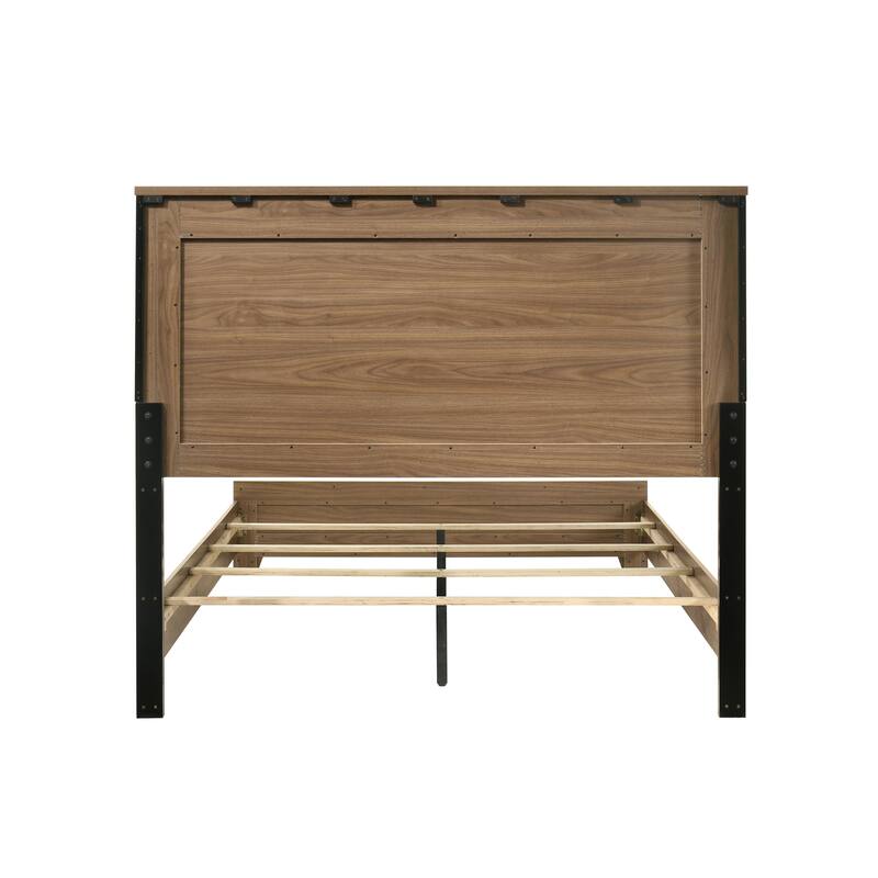 Furniture of America Nyess Modern Chestnut Brown 5-Piece Wood Kids Bedroom Set
