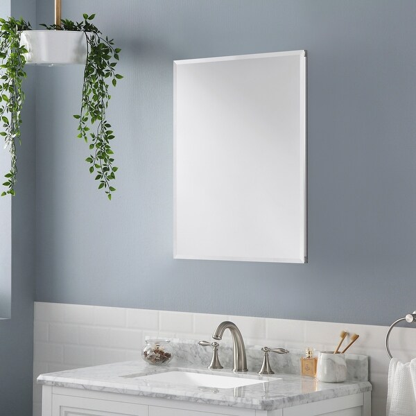 Ove Decors Lugano 20.5 in. Medicine Cabinet in Aluminum Finish Chrome Bed Bath Beyond 33626552