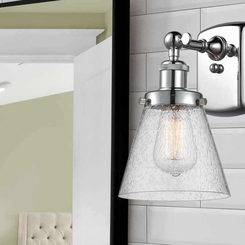 Innovations Lighting Small Cone 6" Wide Bathroom Sconce