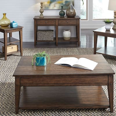 Liberty Furniture Lake House Lift Top Cocktail Table with Castors