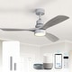 preview thumbnail 22 of 97, Sofucor 48/52 Inch Wood Ceiling Fan with Light and Remote/Smart App Voice Control, Dimmable Lights Included