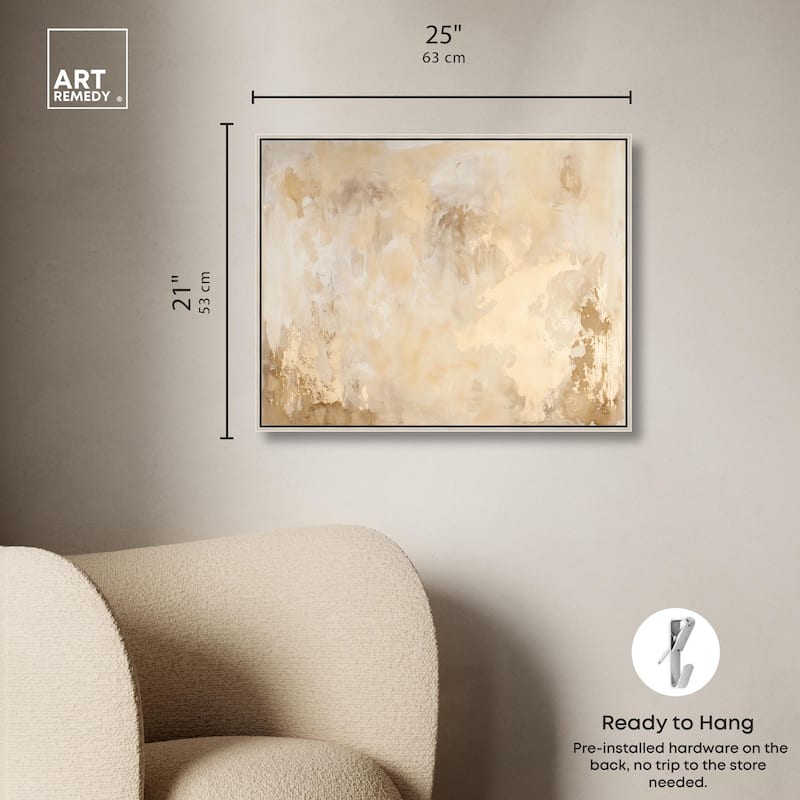 Sun Brust Gilding III Canvas by Art Remedy