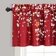 preview thumbnail 3 of 30, Lush Decor Weeping Flower Room Darkening Window Curtain Valance - 52x18