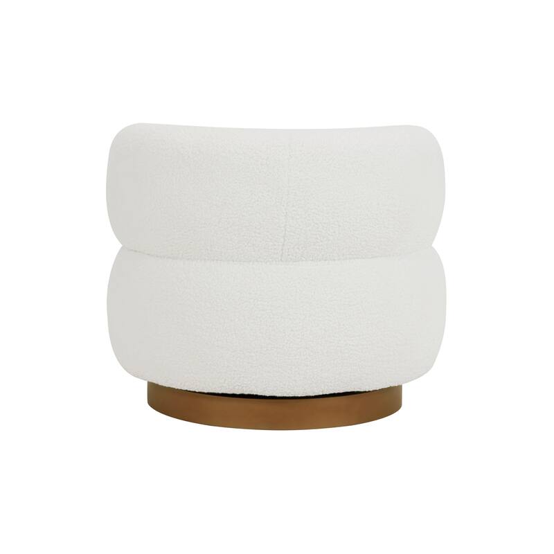 Selsey Sherpa Fabric Swivel Chair