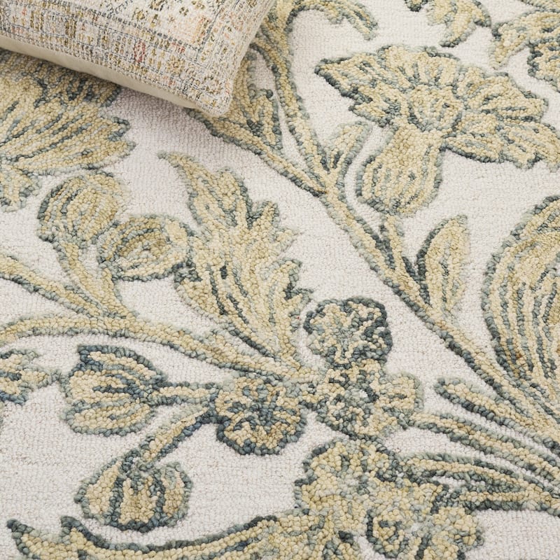 SAFAVIEH Handmade Jardin Clodette Floral Wool Rug