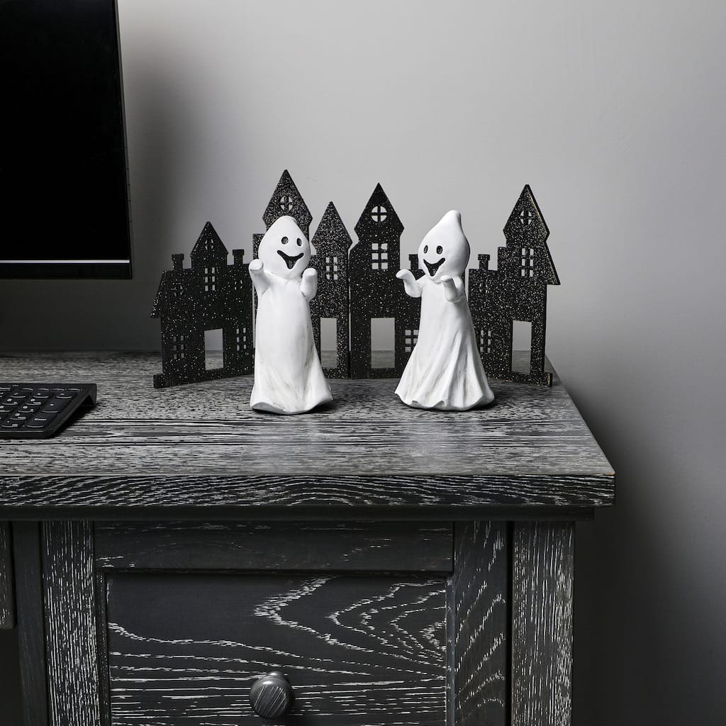 6.5" Resin Ghostly Ghost Set of 2